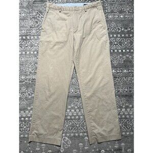Banana Republic Chino Pants Mens 35 x 32 Straight Leg Khaki Cotton